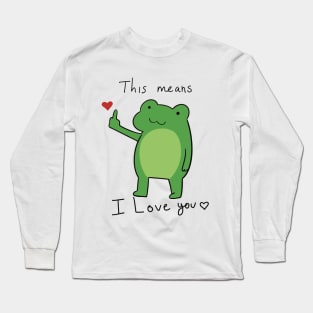 Lovely frog Long Sleeve T-Shirt